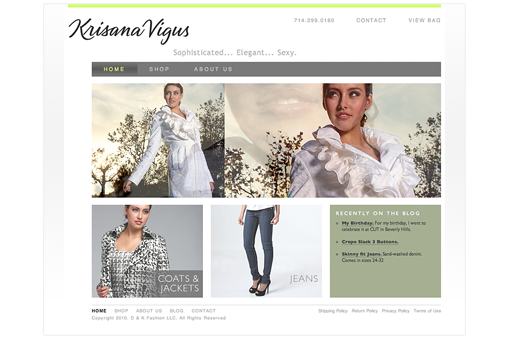 Krisana website Home